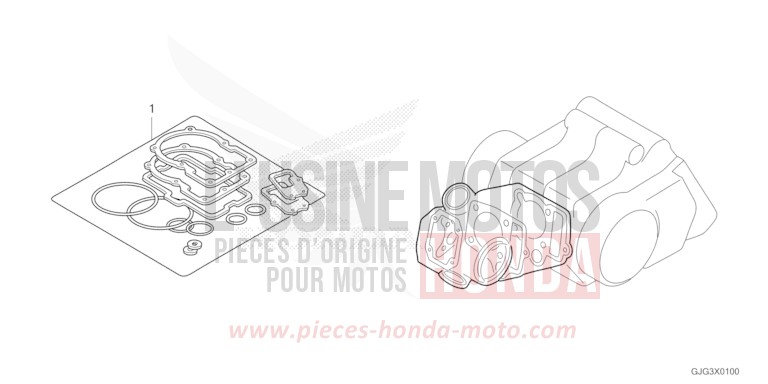 TROUSSE DE JOINT A de CRF50F EXTREME RED (R292) de 2022