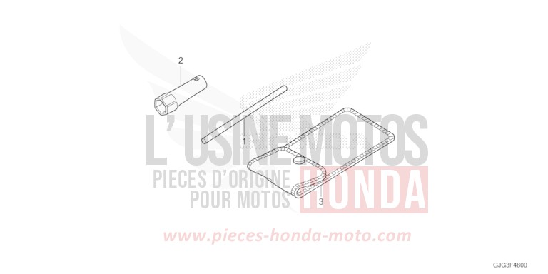 OUTILS de CRF50F EXTREME RED (R292) 2023