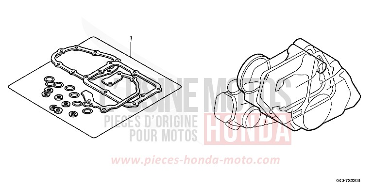 TROUSSE DE JOINT B de CRF70F EXTREME RED (R292) 2012