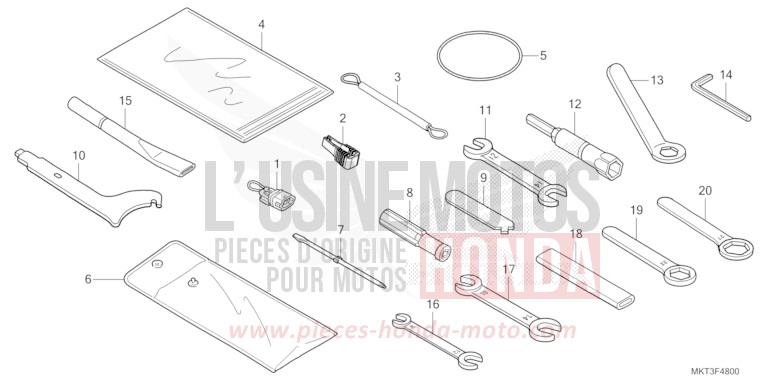OUTILS de X-ADV SHASTA WHITE (NH138) de 2023