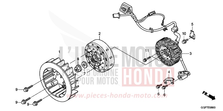 GENERATRICE de NSC50MPD PEARL WHITE (NHA20) 2012