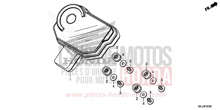 MESSGERAET de CB1000R MAT BULLET SILVER (NH389) 2018