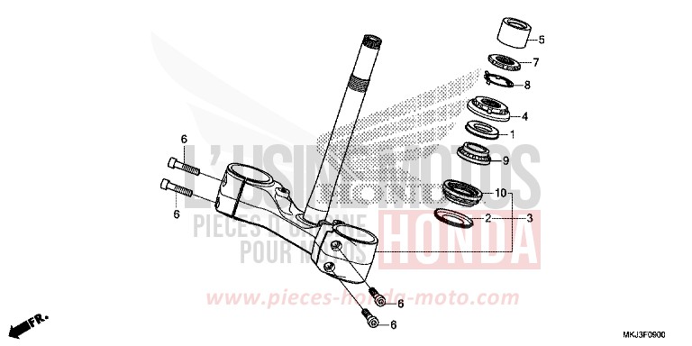 LENKSCHAFT de CB1000R MAT BULLET SILVER (NH389) 2018