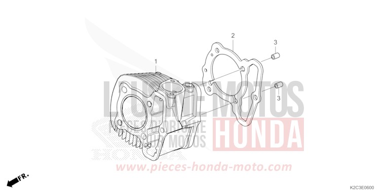 CYLINDRE de NSC110 PEARL JASMINE WHITE (NHB35) 2021