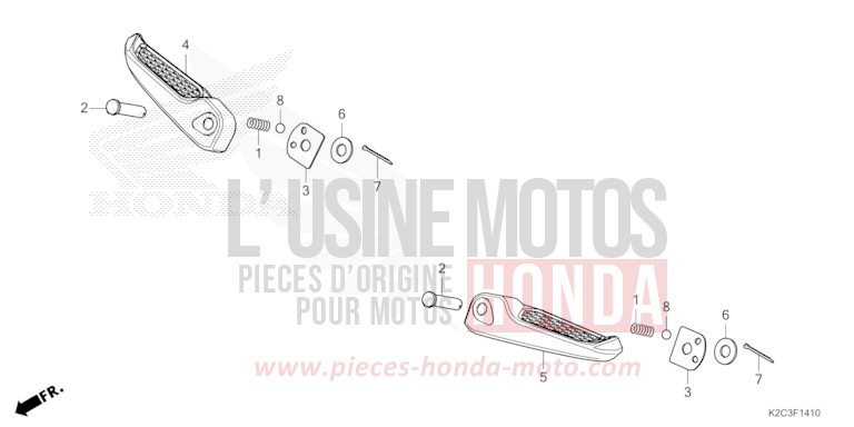 MARCHEPIED SELLE TANDEM de NSC110 PEARL JASMINE WHITE (NHB35) 2021