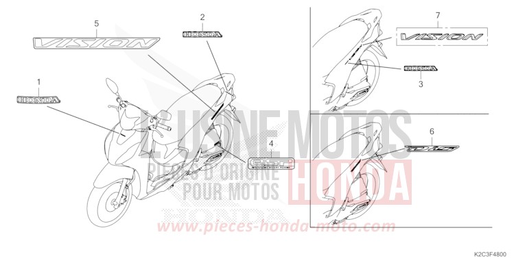 MARQUE de NSC110 MAT SUIT BLUE METALLIC (PB434) de 2023