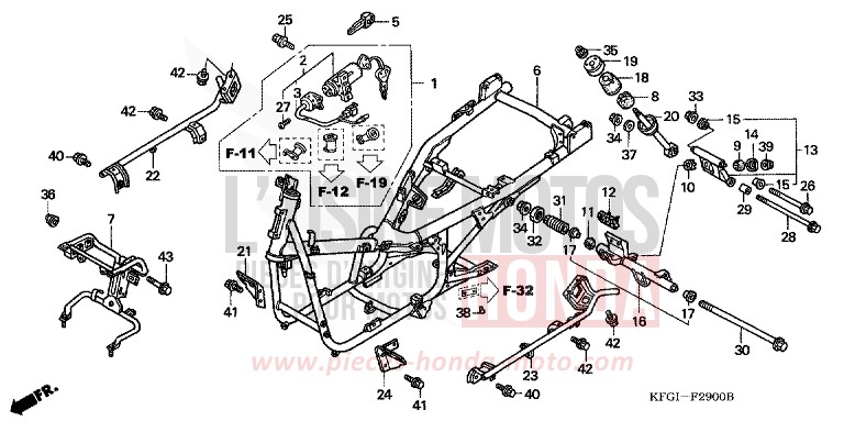 CARROSSERIE DE CHASSIS de Foresight CYCLON BLUE METALLIC (PB221) 2001