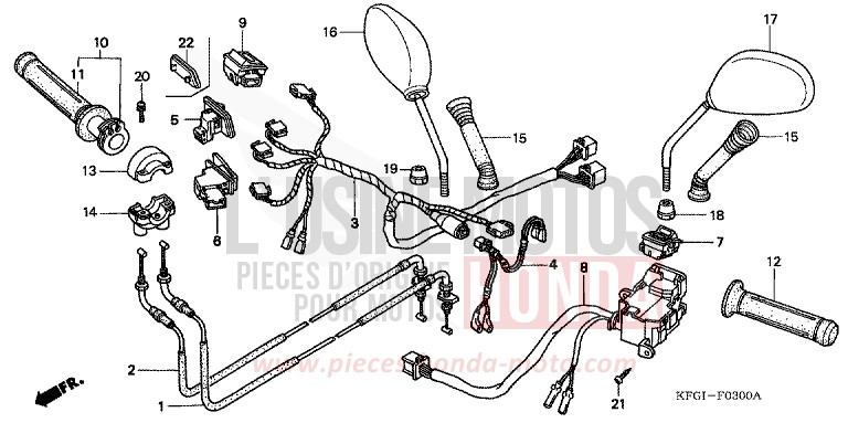 COMMUTATEUR/CABLE de Foresight FORCE SILVER METALLIC (NH411) de 2002