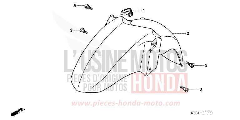 AILE AVANT de Foresight FORCE SILVER METALLIC (NH411) de 2002