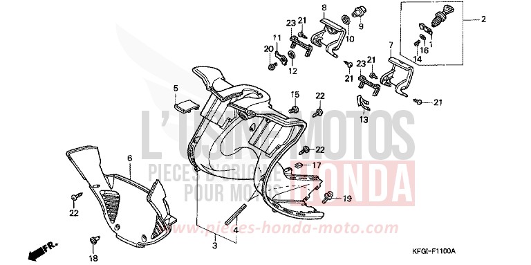 BOITE INTERIEURE de Foresight FORCE SILVER METALLIC (NH411) de 2002
