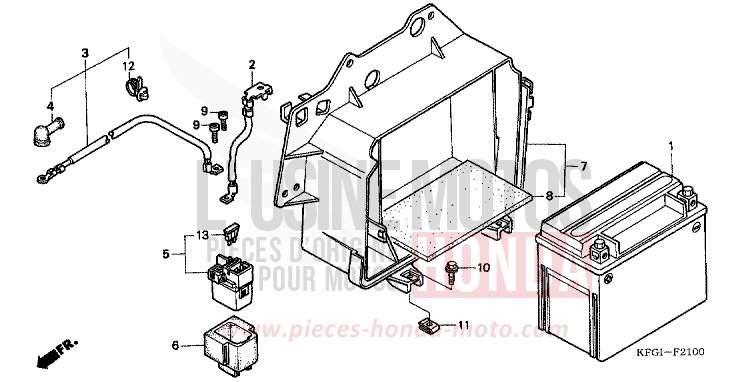 BATTERIE de Foresight FORCE SILVER METALLIC (NH411) de 2002