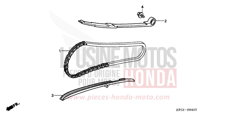 CHAINE A CAMES/TENDEUR de Foresight HEAVY GRAY METALLIC-U (NH194) de 2002