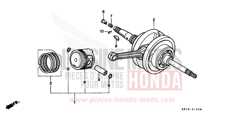 VILEBREQUIN/PISTON de Foresight PURE BLACK (NH237) de 1998