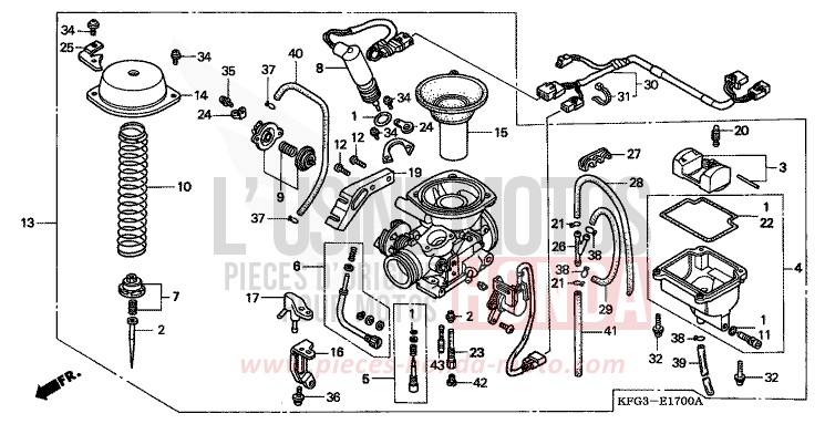 CARBURATEUR de Foresight PURE BLACK (NH237) 1998