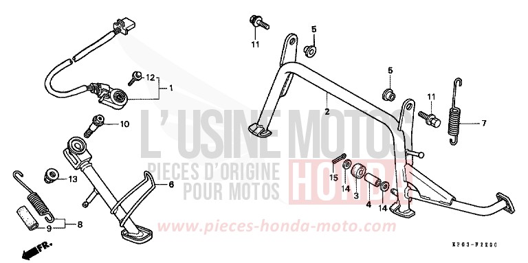 BEQUILLE de Foresight CANDY GLORY RED-U (R101) de 1999