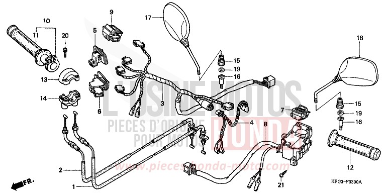 COMMUTATEUR/CABLE de Foresight PURE BLACK (NH237) de 1999