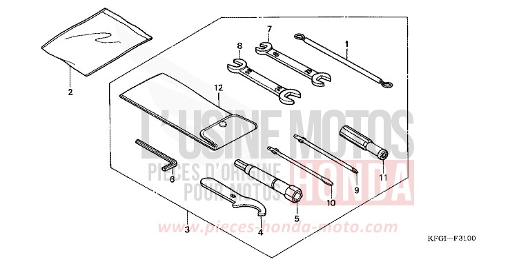OUTILS de Foresight PEARL SIERRA GREEN (G156) de 2000