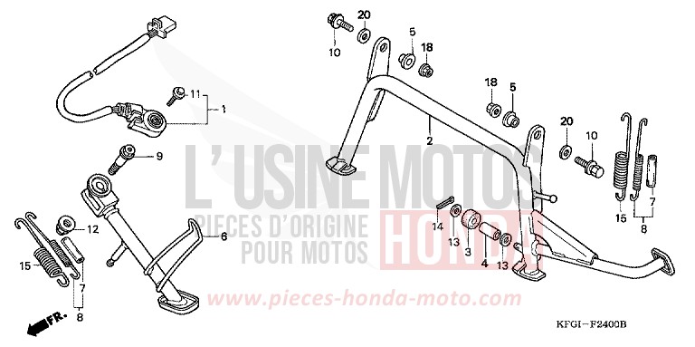 BEQUILLE de Foresight TRAD BLUE METALLIC (PB171) de 2000