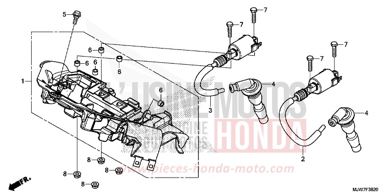 BOBINE D'ALLUMAGE de CB500F ROSS WHITE (NH196) de 2016