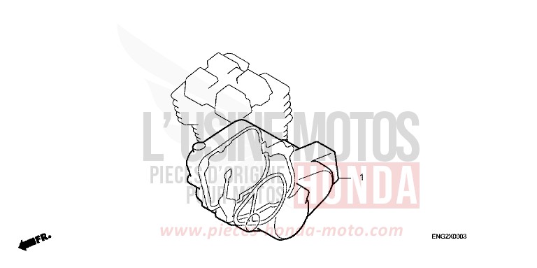 TROUSSE DE JOINT B de CB500F RADIANT RED METALLIC (R218K) de 1999