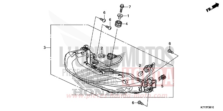 FEUX COMBINES ARRIERE de SH125 MAT CYNOS GRAY METALLIC (NH312) de 2019