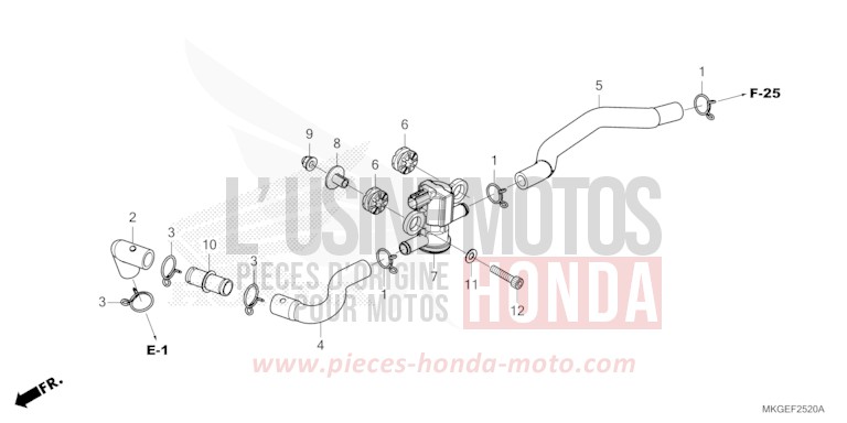 ELECTROVANNE INJECTION D'AIR de REBEL TITANIUM METALLIC (YR183) 2023