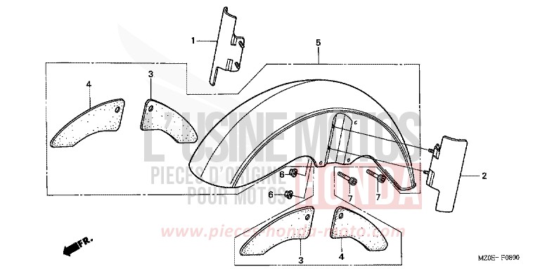 AILE AVANT de VALKYRIE NOIR (NH1) de 2002