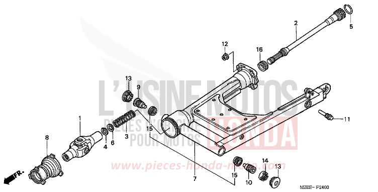 BRAS OSCILLANT de VALKYRIE NOIR (NH1) de 2002