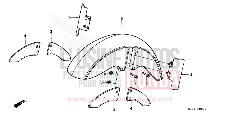 AILE AVANT de VALKYRIE NOIR (NH1) de 1997