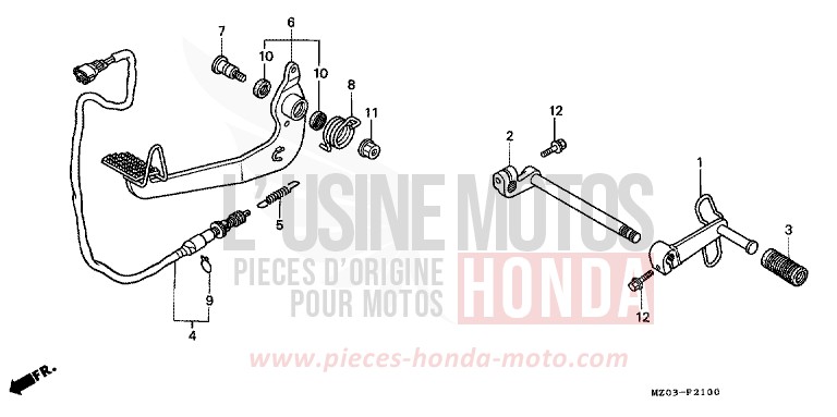 PEDALE de VALKYRIE PEARL CANYON COPPER (YR188B) de 1998