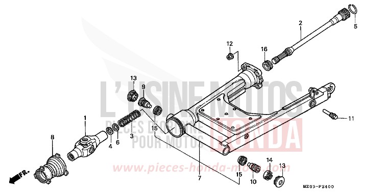 BRAS OSCILLANT de VALKYRIE PEARL CANYON COPPER (YR188B) de 1998