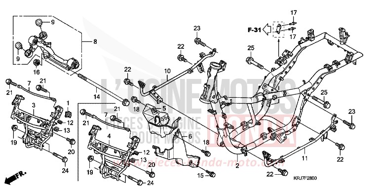 CARROSSERIE DE CHASSIS de S-Wing PEARL COOL WHITE (NHA16) 2010