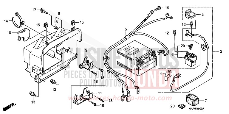 BATTERIE de S-Wing PEARL NIGHTSTAR BLACK (NHA84) 2010