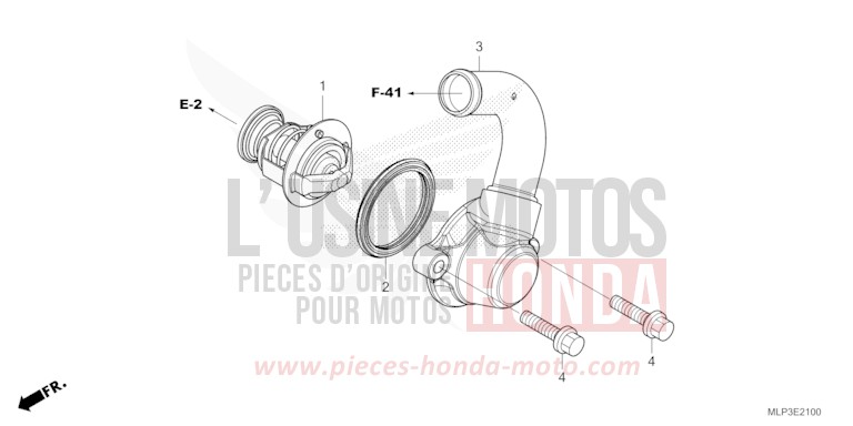 THERMOSTAT de CL500 CANDY ENERGY ORANGE (YR249) de 2023