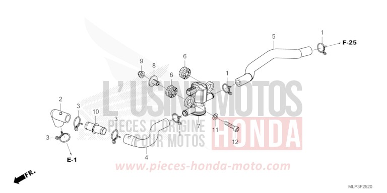 ELECTROVANNE INJECTION D'AIR de CL500 CANDY ENERGY ORANGE (YR249) de 2023