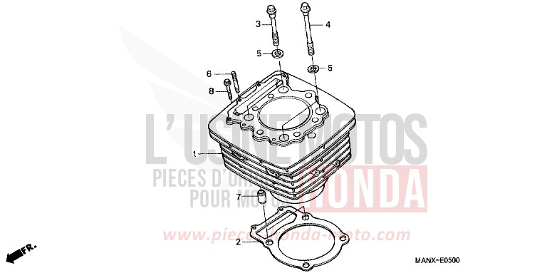 CYLINDRE de Dominator NOIR (NH1) de 1999