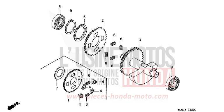 BALANCIER de Dominator NOIR (NH1) de 1999