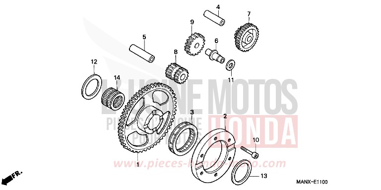 EMBRAYAGE DE DEMARRAGE de Dominator GRANADA BLUE METALLIC (B152E) de 1999