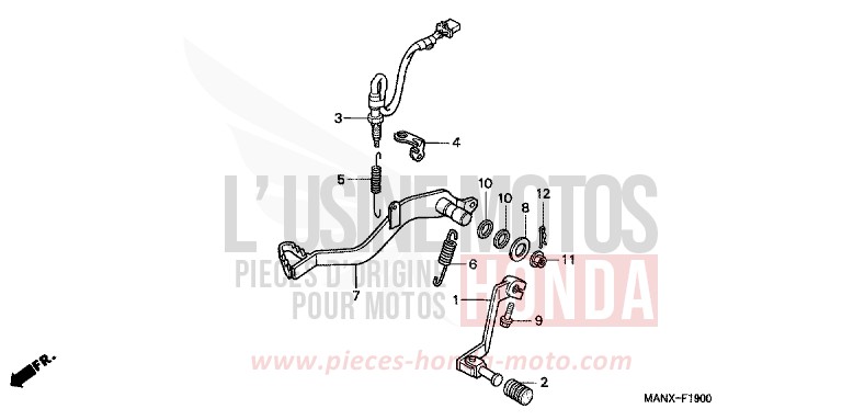 PEDALE de Dominator GRANADA BLUE METALLIC (B152E) 1999