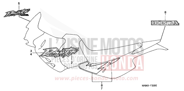 MARQUE de Dominator GRANADA BLUE METALLIC (B152E) de 1999