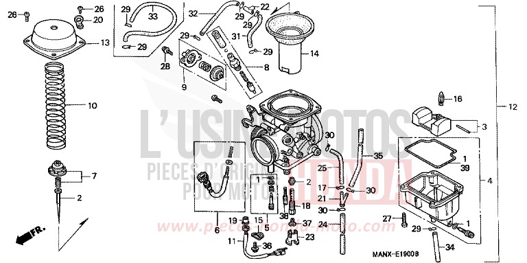 CARBURATEUR de Dominator MAGNA RED (R201) 1999