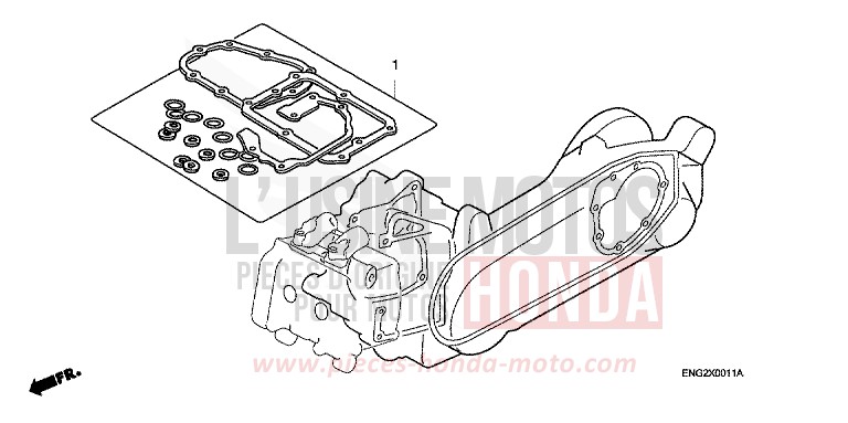 TROUSSE DE JOINT B de SW-T400 SEAL SILVER METALLIC (NHA14) 2008