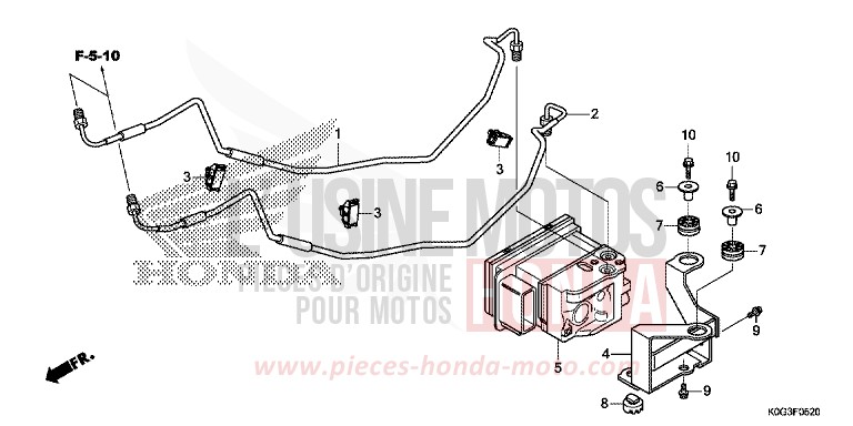 MODULATEUR ABS de C125A PEARL NILTAVA BLUE (PB415) 2019