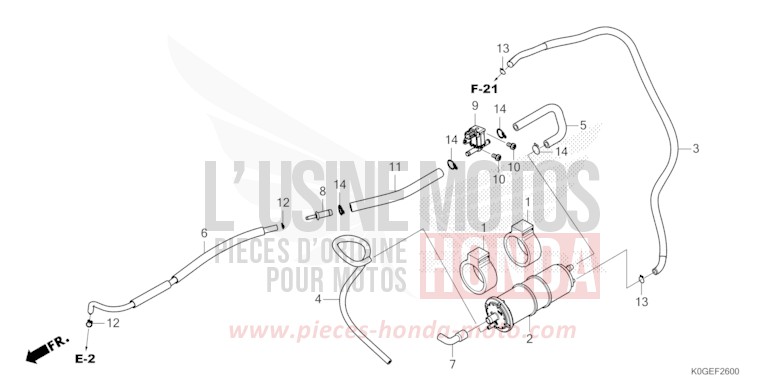 CUVETTE de C125A PEARL NILTAVA BLUE (PB415) 2022