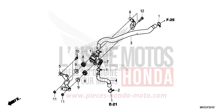 VALVE SOLENOIDE de CRF450L EXTREME RED (R292) 2019