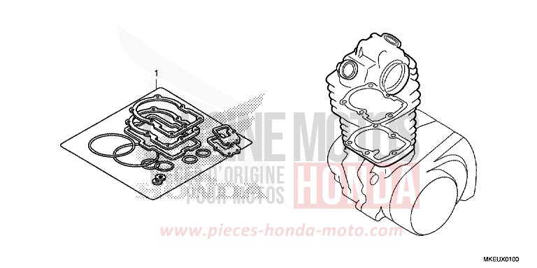 TROUSSE DE JOINT A de CRF450L EXTREME RED (R292) de 2020