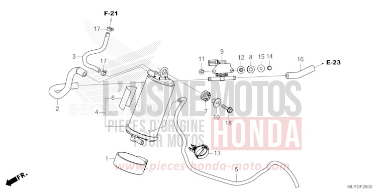 CUVETTE de NX500 PEARL HORIZON WHITE (NHB61) 2024