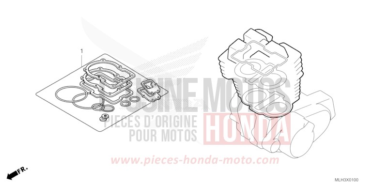 TROUSSE DE JOINT A de REBEL SEAL SILVER METALLIC (NHA14) 2024