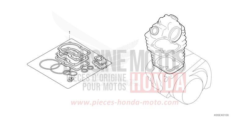 TROUSSE DE JOINT A de CRF250R EXTREME RED (R292) 2024