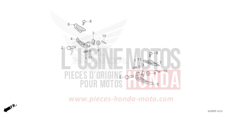 MARCHEPIED SELLE TANDEM de SH125 MAT PEARL COOL WHITE (NHB44) 2024